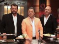 Christophe Krywonis, Donato de Santis y German Martitegui, jurados de la versión argentina de MasterChef