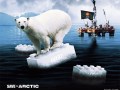 Afiche de la campaña Lego: Stop playing with the Arctic