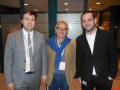Patrick Zuchowicki, CEO de Basic Lead (centro) junto a Ryan Grim y Benjamin Shapiro, senior editors de VICE Media (USA)