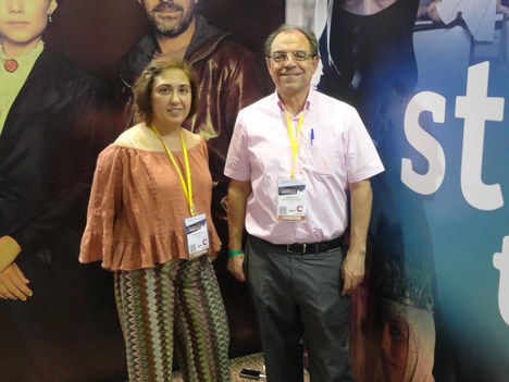 María José Pérez y Rodolfo Domínguez, de RTVE, presentaron la nueva señal Star HD