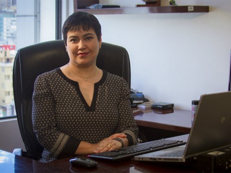 Alexandra Álava Freire, ministra de Telecomunicaciones y de la Sociedad de la Información de Ecuador
