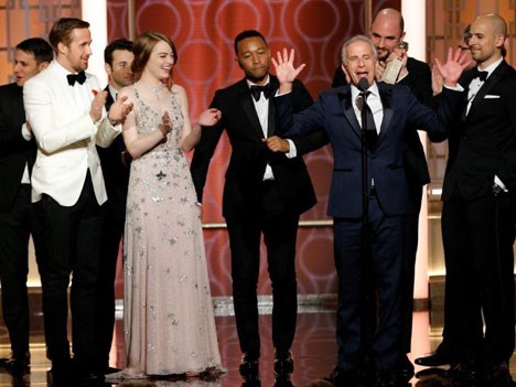 La La Land en los Globos de Oro