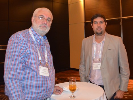 Alberto Vago y Franco Viglienghi, de la cooperativa Face de Córdoba
