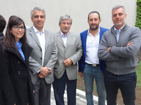 Cecilia Ferrini, de Viacom; Antonio Diéguez, socio y director de de Fantoche; Oscar Iriarte, director de la agencia CDF Argentina; Claudio Messina, ge
