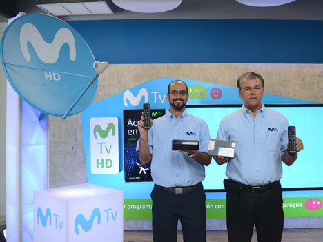 Movistar Nicaragua Sanjay Abbi y Juan Manuel Argüello DTH