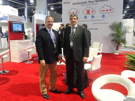 Glenn Booth, VP Marketing, y Massimo Armiraglio, responsable de media y preventas para Norteamérica de Dimetis