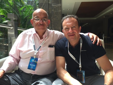 Jaime Iturri, director nacional de contenidos, y Luis Nemtala Crespo, director comercial