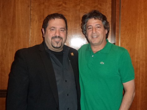 José Cavadieco Jr. con Edgardo Mosca de RCN
