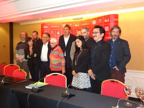 Mesa de presentación del Festival de Cine de Mar del Plata 2017