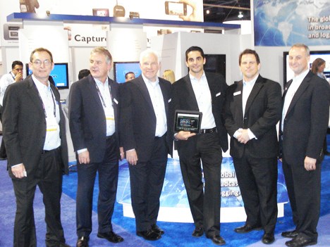 El equipo gerencial de Volicon con su presidente Eli Warsawski