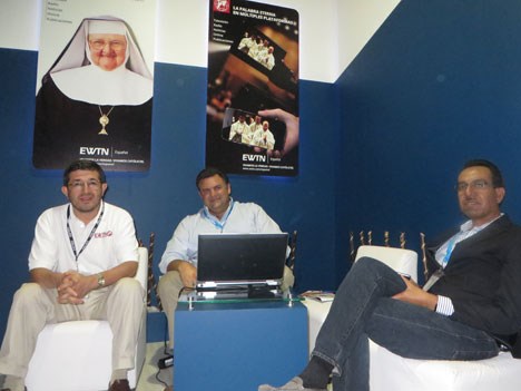 Convergencia 17 D3 Juan Manuel Yousimats, Claudio Ramirez de EWTN y Pablo Sánchez de Súper9TV de Querétaro