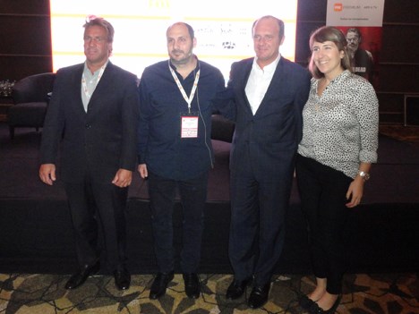 Martín Vilademonte, Juan Massuh, Sergio Veiga y Julieta Paoluchi de Fox