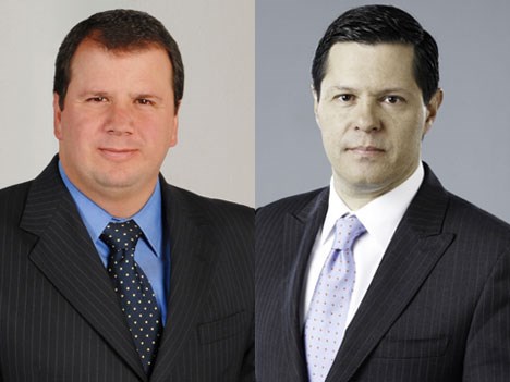 RCN y Caracol Gabriel Reyes y Juan Roberto Vargas