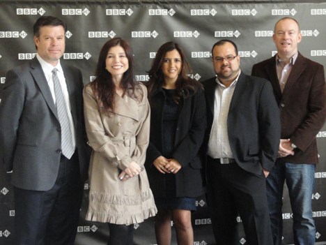 Sergio Leos, Adriana Eckstein, Viviana Rubinstein, Eddie Urrutia y Gareth Williams