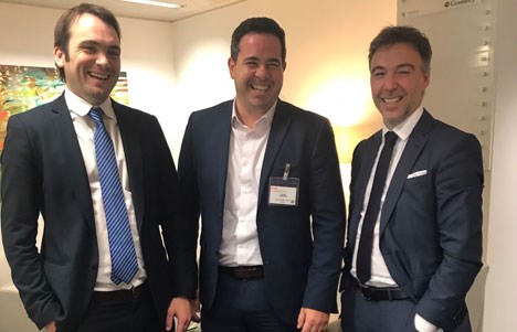 Parte de la delegación argentina, presente en Landres, Barcelona y Madrid