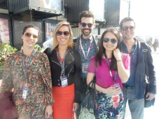 The Sony PlayStation Video acquisitions team, in Cannes: Jamila Bowden, content partnerships & promotions; Suyin Lim, senior director, content acquisi