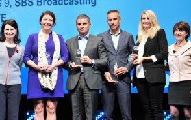 The Acquisitions Superpanel at Mipcom: Rozan Hamaker, Head of Acquisitions & Channel manager SBS 9, SBS Broadcasting BV (The Netherlands), Horan Dermo