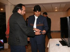 Evo Morales lanz� la television digital publica en Bolivia