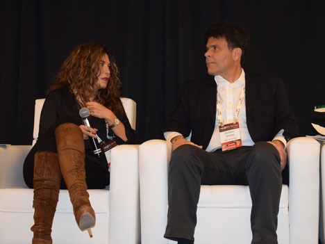 Sofía Higuera, SVP y General Manager Cono Norte de Fox, y Gustavo Grossman, CVP of Networks de HBO