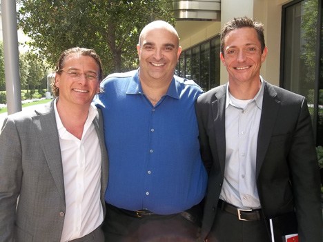 Sony: Ed Louwerse, SVP de venta de formatos internacional, Alex Marin, SVP Ventas de Latinoamérica y El Caribe, y Mike Wald, EVP de distribución inter