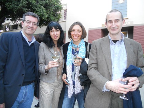 Juan María Romeu, managing director SPTI Networks Iberia; Sonia Grewal, programming acqusitions director, Sony Africa; Elena Vaquero, acquisitions, y