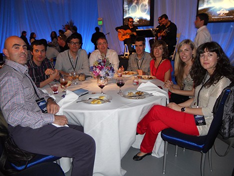 Juan Ignacio Jiménez, TVE; Luis Fernambuco y Alejandro Flores, laSexta; Javier Uriarte, Carlos Fernández, Mercedes Gamero Hoyos, Antena 3; Elena Bort,