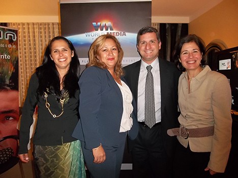 María Luz Zucchella, Adquisiciones, y Maritza Guimet, Negocios internacionales y producción Olympusat, Juan Antonio Fernández, Maricarmen Tredunlo, Ve