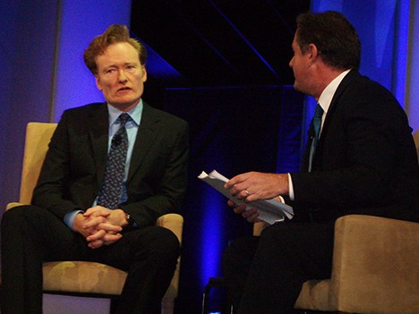 Conan O'Brien, entrevistado por Piers Morgan