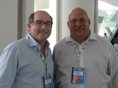 Emilio Rubio y Joel Barradas de HBO Latin American Group