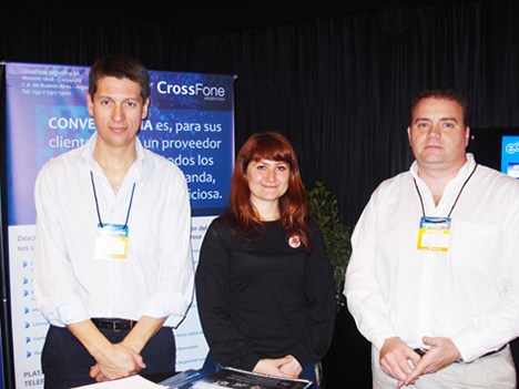 Sergio Exner, Sara Berrino, Guillermo Vazquez de CrossFone
