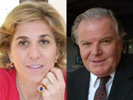 María Laura García, presidente de Global News, y Horacio Gennari, presidente Business Bureau