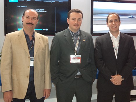 Claudio Ramalhoso de Zapi, Fabio Warmling Branco de SCC de Santa Catarina y Leandro Gaunszer de MNLA