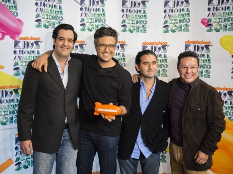 Eduardo Lebrija, Jaime Camil, Bruno Galván y Alejandro Lozano