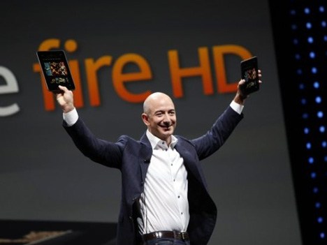 Amazon Jeff Bezos Kindle Fire HD