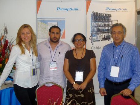 Nadim Sadrzadeh, Farah Sadrzadeh, Foad Towfiq y el equipo de Promptlink