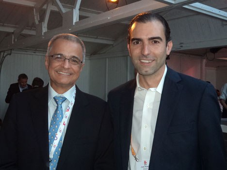 Carlos Capellao de Phase Brasil, y Juan Carlos Pizarro de Ericsson