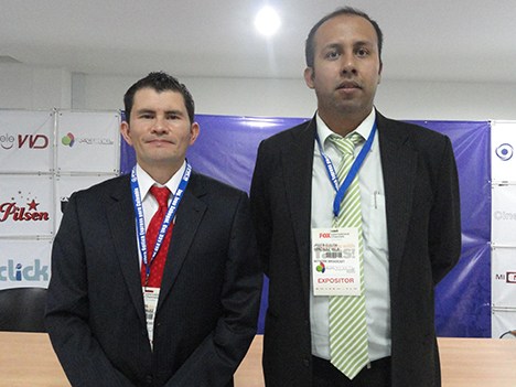 Juan Carlos Aponte y Javier Eliuth Gonzáles de Network Broadcast