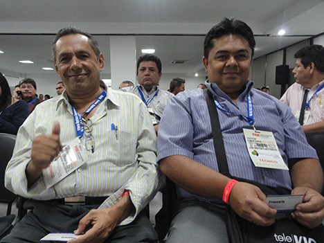 Jaime Hernando Jiménez y Agustín Ayala López de la Corporación Cable Cúcuta