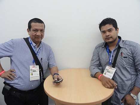 Jaime Erazo Córdoba de Asotevi, y Fernando Zambrano de Cablenet