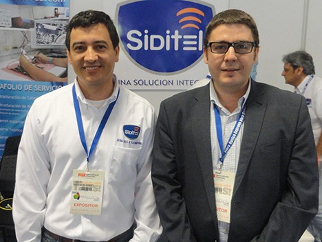 Gabriel Puerta de Siditel, y Javier Carreño, de Safeview