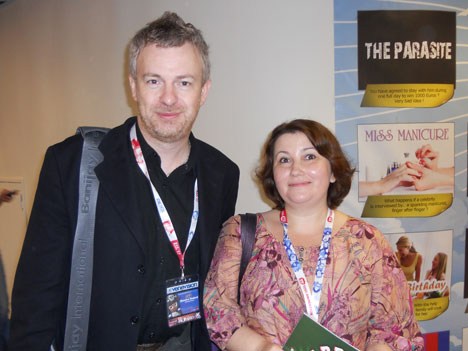 Tibor Forizs, head of program acquisition & scheduling at RTL Klub (Hungary) and Sorina Big, head of acquisitions at Pro TV (Romania)