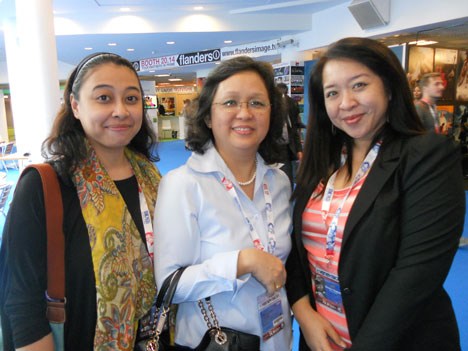 Media Prima, Malaysia: Idzrona Azrani Mohd Idrus, executive brand management group, and Sherina Mohamed Nordin, general manager, brand managemen, TV9