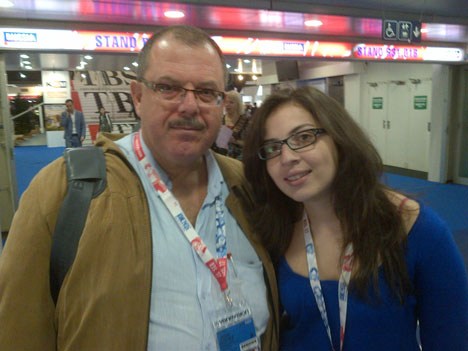 Lebanon: Jamal Douba, general manager, Media Link International; and Joanna Douba, acquisitions, Cubic Connect (digital)