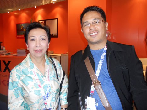 B Channel celebrates its first year in the Indonesian market: Lanny Rahardja, president director, Alexander Anato Prabowo, head of planning & scheduli