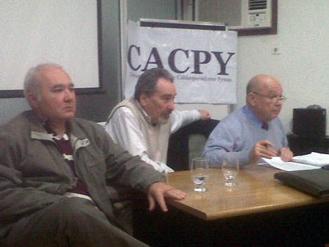 Marcelo Tulissi, Dante Gigena y Eduardo Maurino