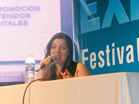 Camila Rocha, coordinadora de concursos de animación del INCAA (Argentina) destacó que hay 18 proyectos en producción, incluyendo largometrajes, corto