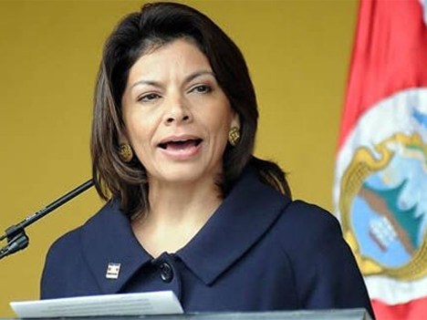 Laura Chinchilla, presidenta de Costa Rica