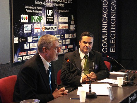Luis Lázaro, coordinador de planificación Estratégica de AFSCA, y Luis Valle