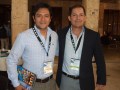 4bsnss Javier Ríos (der.) con Ricardo Chavarría Peralta de Cable Perú