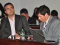 Esteban Iriarte, presidente de Tigo, y Marc Eichmann, el presidente de UNE (Foto: ElMundo.com)